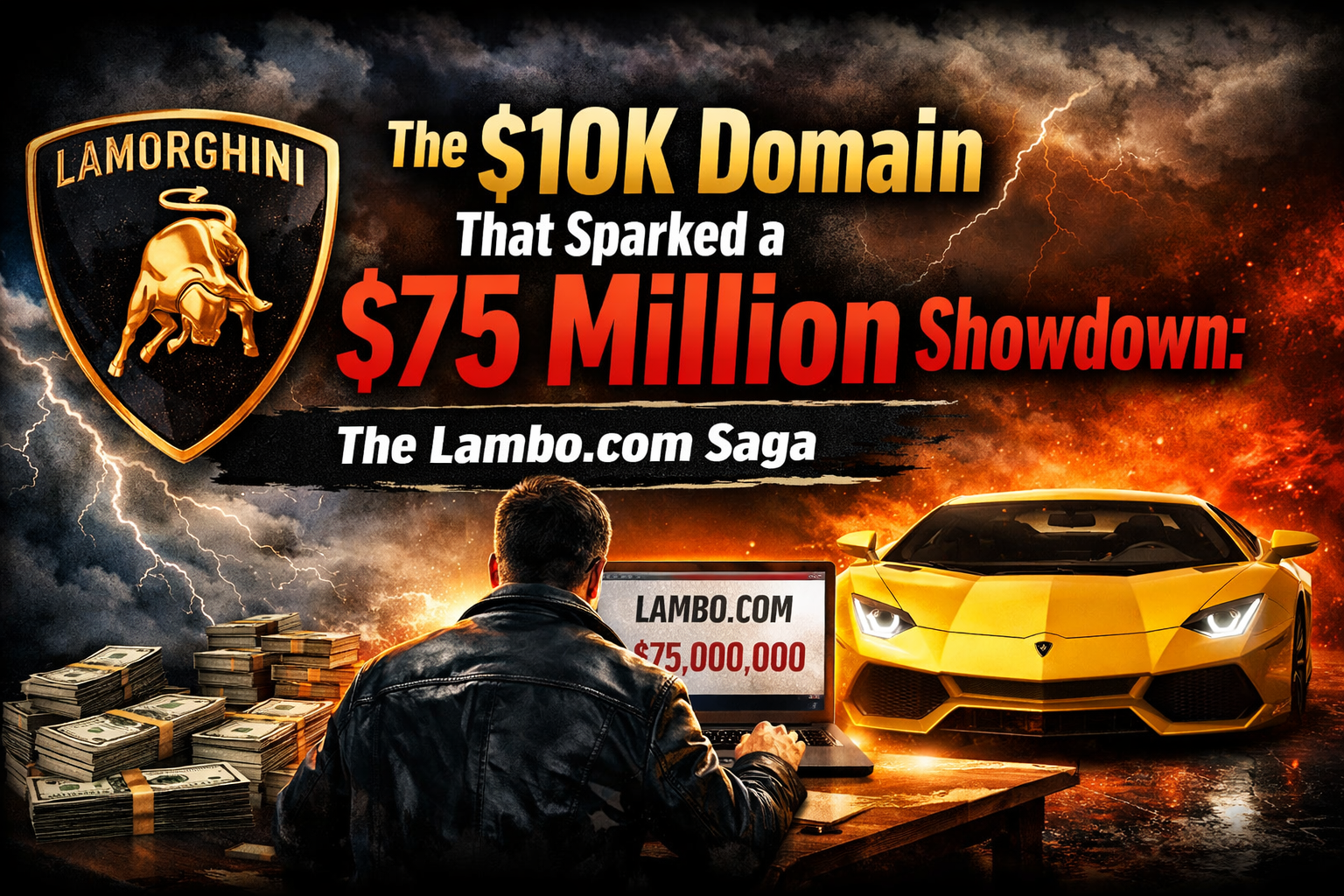 The $10K Domain That Sparked a $75 Million Showdown: The Lambo.com Saga